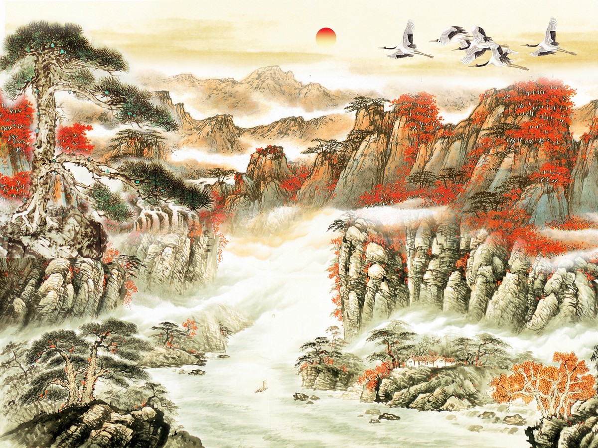 Восточный пейзаж